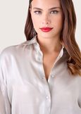 Camicia Cher in tessuto shimmer GRIGIO CLOUD Donna immagine n. 2