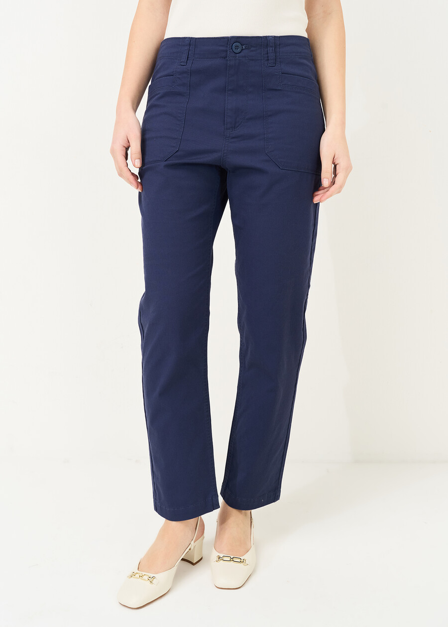 Palm straight-leg trousers BLU Woman , image number 2