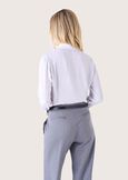 Camicia Candida in crepe VIOLA LILLYGRIGIO CLOUD Donna immagine n. 3