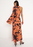 Abito lungo Alberto in jersey ROSSO ARANCIONE Donna immagine n. 4