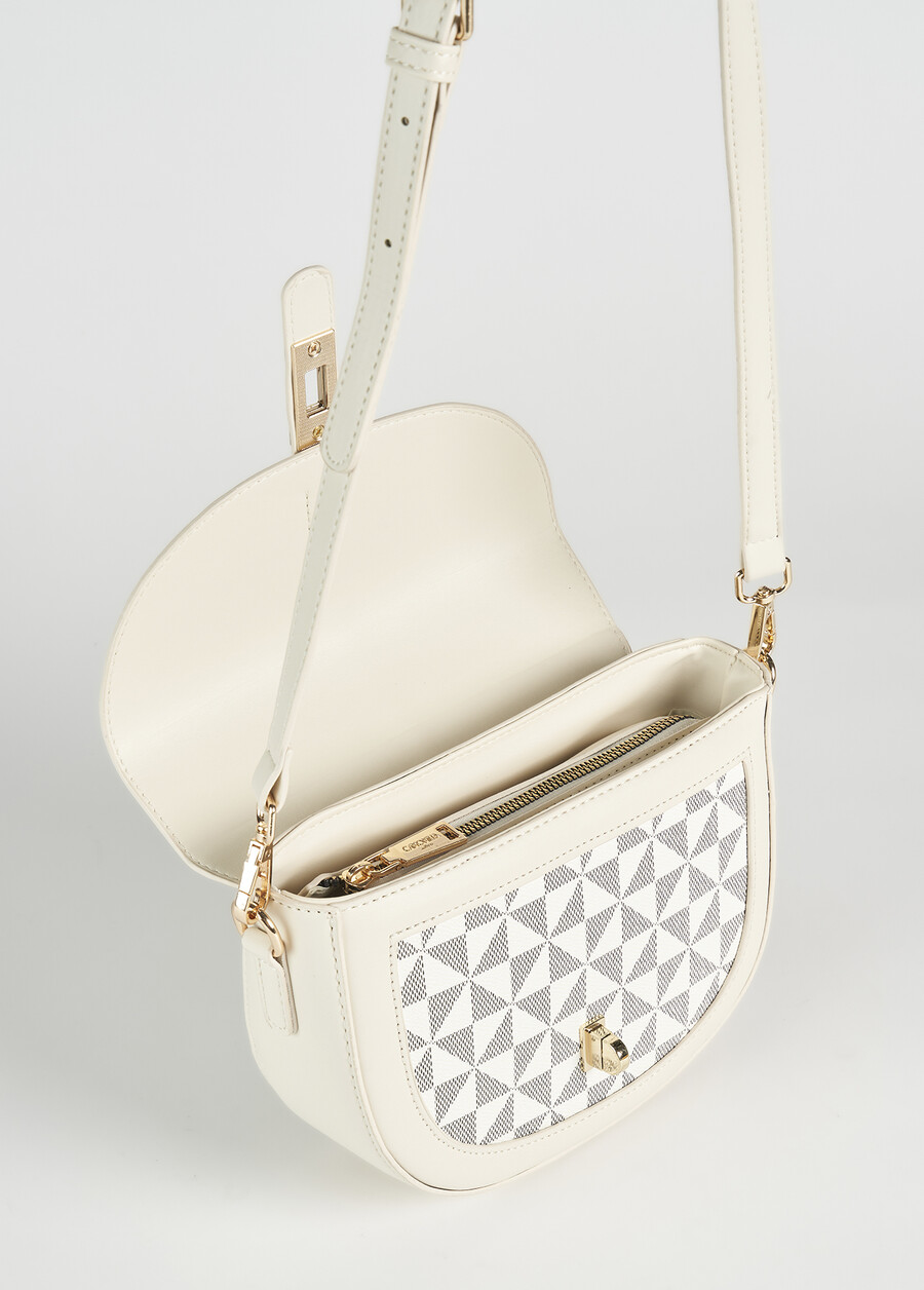 Tracolla Bonye in ecopelle BIANCO BURRO Donna , immagine n. 3