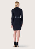 Calla knitted short dress NERO BLACK Woman image number 5