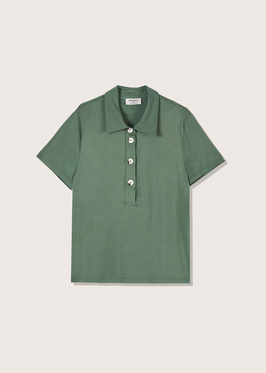 Polo Sheela in jersey VERDE TIMOROSS CORALLO Donna , immagine n. 4