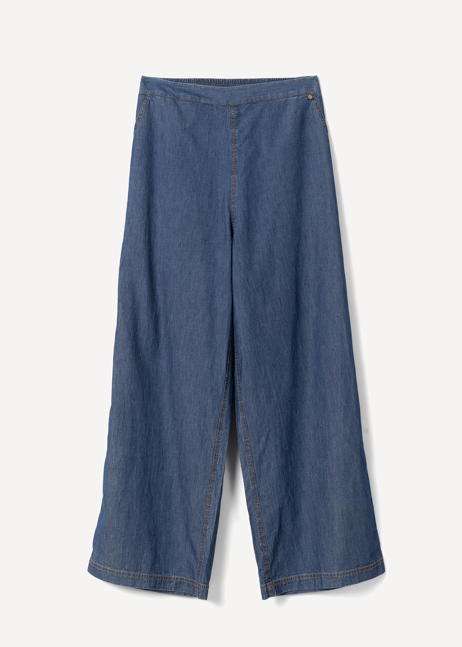 Pantaloni Pagor gamba larga DENIM Donna , immagine n. 6