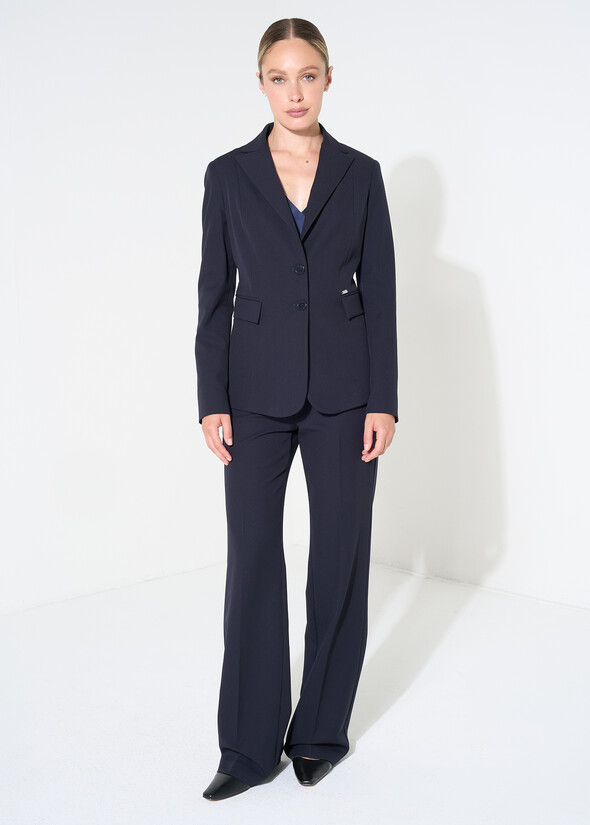Pantaloni Giorgia ampi bi-stretch BLU Donna null