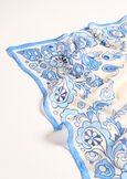Foulard Sade in seta fantasia BLU AVIONMARRONE Donna immagine n. 4