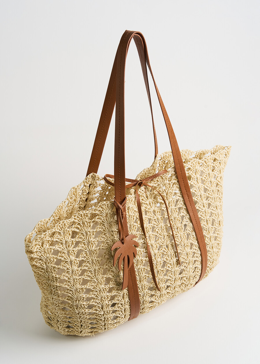 Borsa Brilly effetto crochet BEIGE LIGHT BEIGE Donna , immagine n. 2