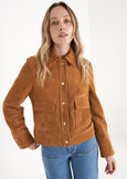 Giubbino Greta 100% vera pelle MARRONE CARAMELLO Donna immagine n. 2