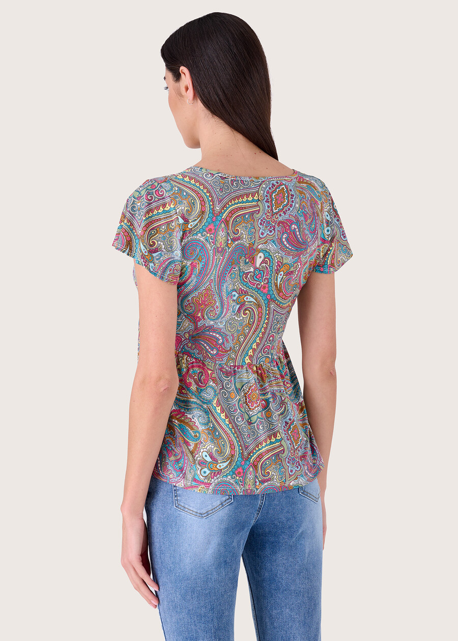 Sery patterned t-shirt BLU SURF Woman , image number 3