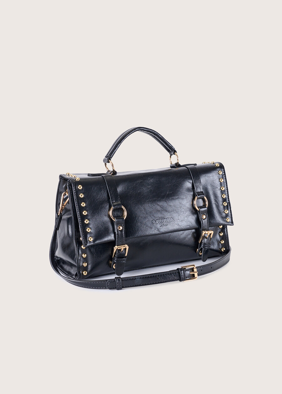 Borsa Brayer in ecopelle NERO BLACKMARRONE EQUADOR Donna , immagine n. 1