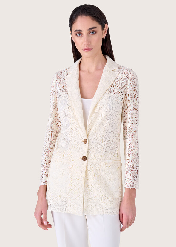 Giulia crochet blazer BEIG NAVAJO Woman null