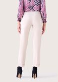 Bella polyviscose trousers BEIGE LIGHT BEIGE Woman image number 4