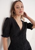 Camicia Candy In Pizzo Sangallo BIANCO BURRONERO BLACK Donna immagine n. 2