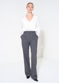Blusa Beatrice con scollo a V NERO BLACKBIANCO WHITEBLU Donna immagine n. 5