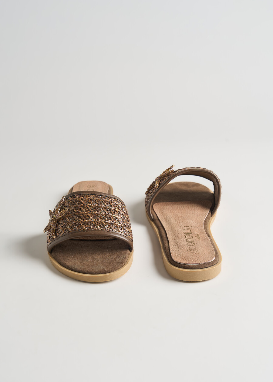 Sandalo Sea Star con strass MARRONE Donna , immagine n. 4