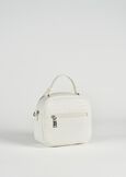 Bauletto Byl in ecopelle BIANCO WHITEBLU CELESTENERO BLACK Donna immagine n. 4