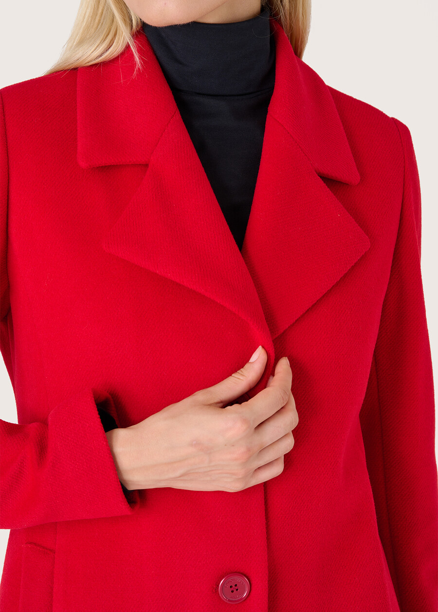 Cappotto Kelly in panno ROSSO CARPET Donna , immagine n. 3
