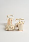 Sly medium heel mesh shoes BIANCO WHITE Woman image number 4