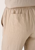 Pantaloni Piper in lino e cotone BEIGE SAFARIBLUE OLTREMARE  Donna immagine n. 5