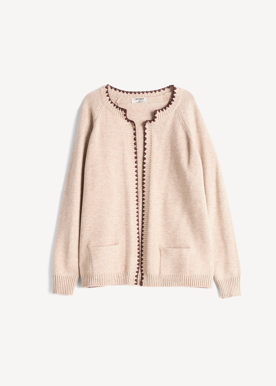 Telly two-tone twin-set GRIGIO TORTORA Woman , image number 9