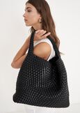 Borsa a sacca Brass in ecopelle BIANCO BURRONERO BLACK Donna immagine n. 1