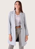 Cappotto Clotilde in panno NERO BLACKGRIGIO MEDIUM GREY Donna immagine n. 1