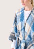 Mantella Marra con fantasia check BLUE COLONIALBEIGE TAUPE Donna immagine n. 3