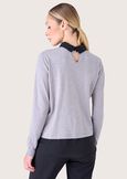 Maglia Morena con inserto a camicia GRIGIO MEDIUM GREY Donna immagine n. 3