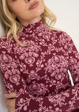 T-shirt Stef collo alto stampata ROSSO BORDEAUX Donna immagine n. 2