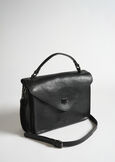 Blinny satchel-style faux leather bag NERO BLACKROSSO CHIANTI Woman image number 1