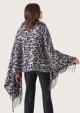 Mantella Macy stampa animalier GRIGIO DARKGREYBEIGE CAMMELLO Donna immagine n. 3