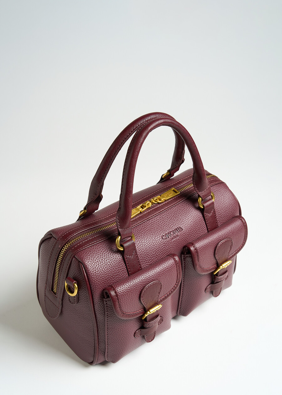 Borsa Barney bauletto stampa cervo ROSSO BORDEAUX Donna , immagine n. 2