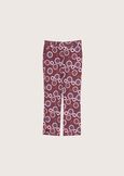 Phoenix viscose trousers ROSSO CHIANTI Woman image number 4