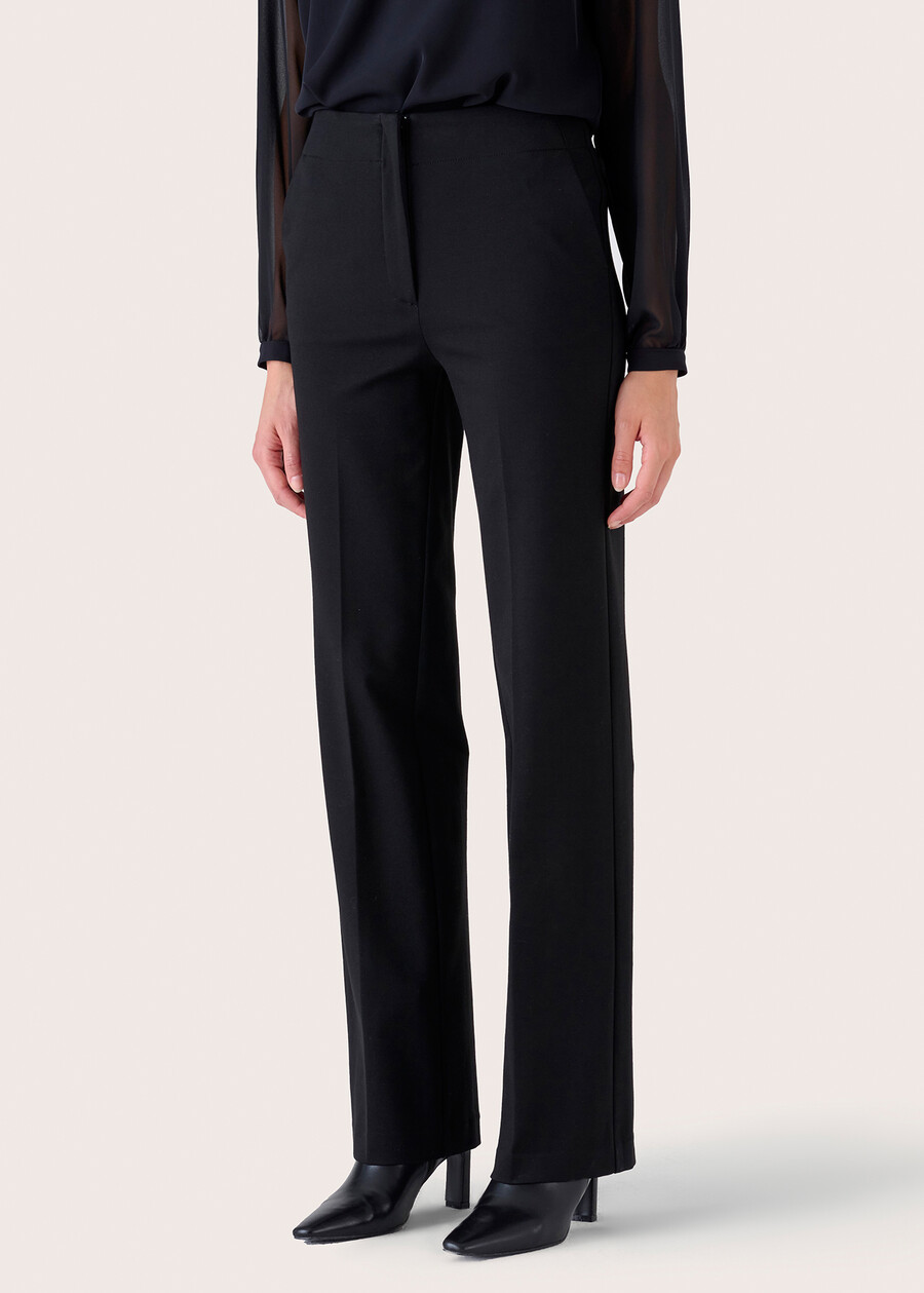 Pantalone Giorgia in punto Milano BIANCO WHITENERO BLACK Donna , immagine n. 4