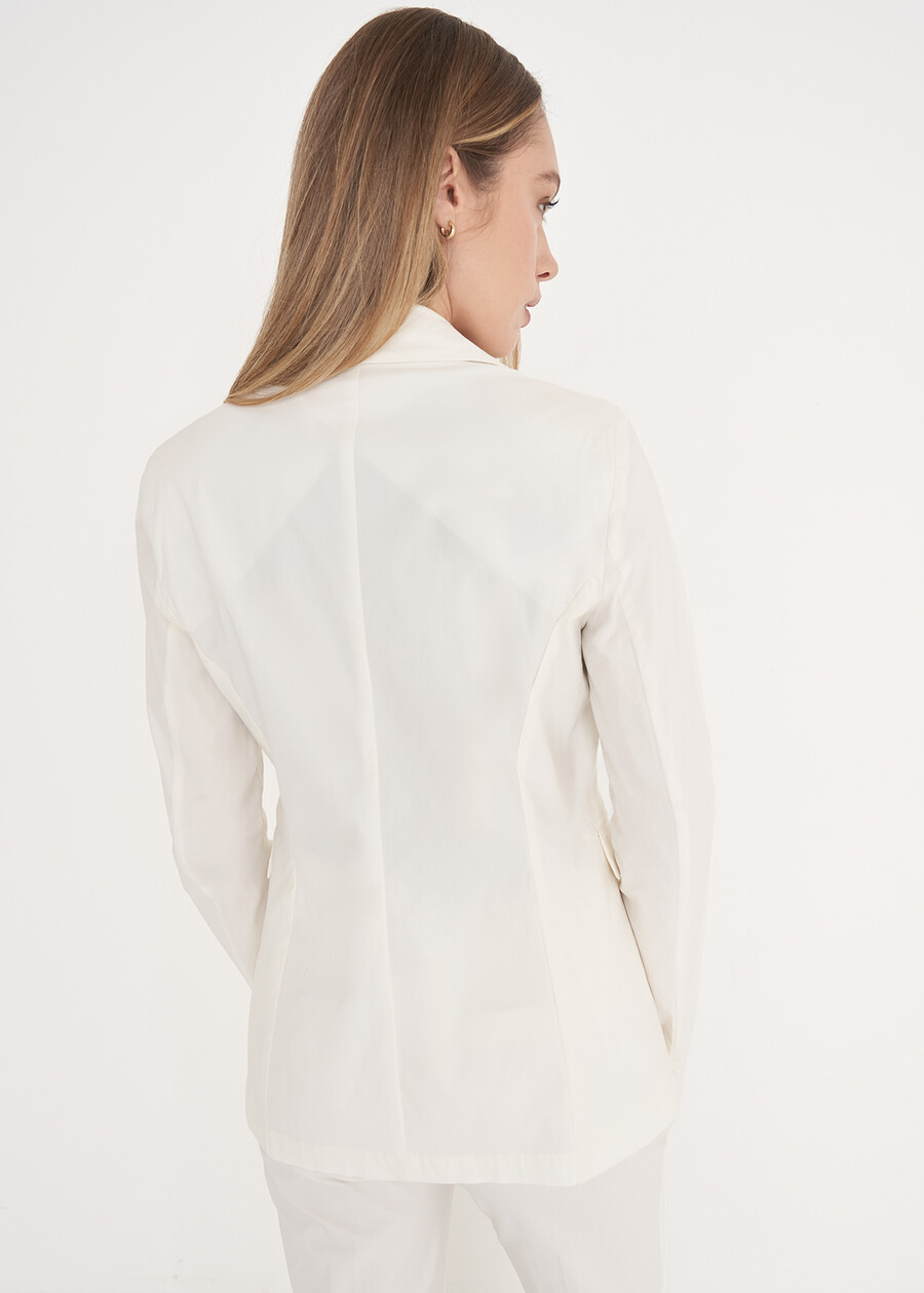 Giacca monopetto Gianna BLUBIANCO WHITEMARRONENERO BLACK Donna , immagine n. 3