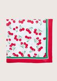 Sherry scarf with cherry pattern ROSSO TULIPANO Woman image number 3