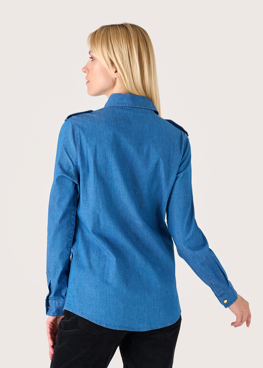 Carly medium denim shirt DENI DENIM Woman , image number 3