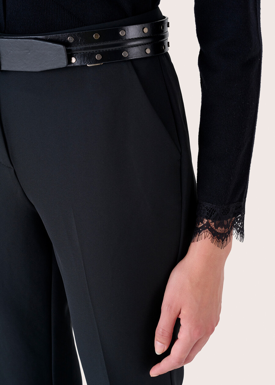 Pantalone Jacqueline a gamba stretta ROSSO MAGENTANERO BLACKVERDE BOTTIGLIABLUE DARK BLUE Donna , immagine n. 4