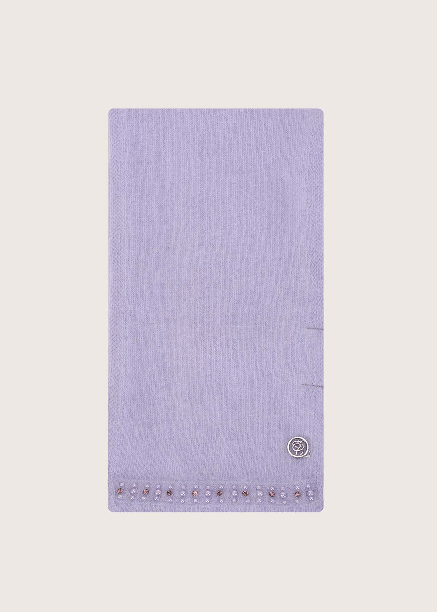 Sitro scarf with pearls and strass VIOLA LILLYBEIGE CREAM Woman , image number 2