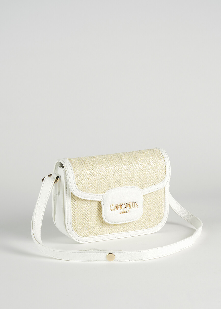 Tracolla Breona in paglia e stampa cervo BEIGE AVENABEIGE Donna , immagine n. 2