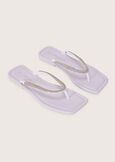 Sarin flip-flops with strass BIANCO WHITE Woman image number 1