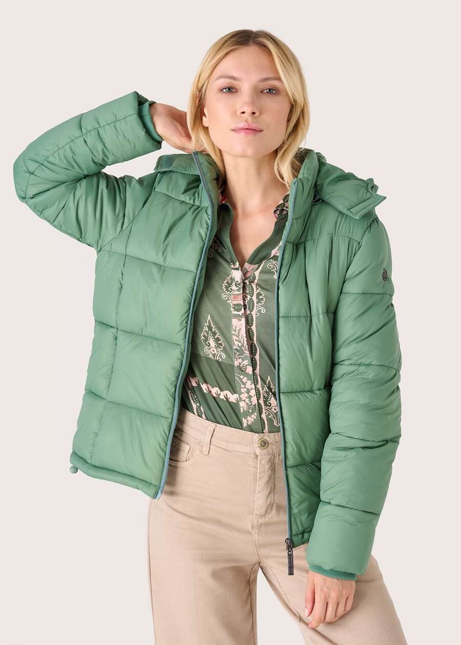 Giubbino Galy in nylon VERDE VULCANOBLU INCHIOSTRO Donna , immagine n. 3