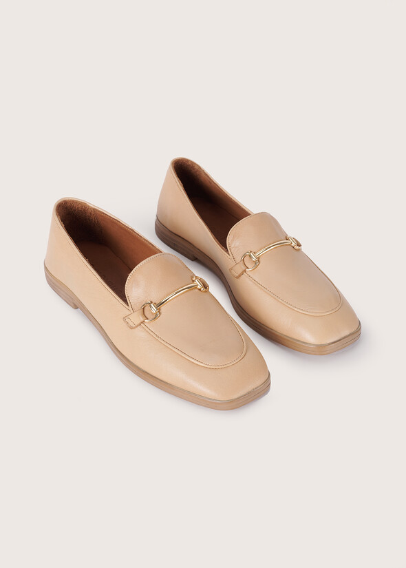 Mocassino Selina 100% vera pelle MARRONE AMBER Donna null