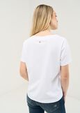 T-shirt Sady in cotone ricamata BIANCO WHITE Donna immagine n. 3