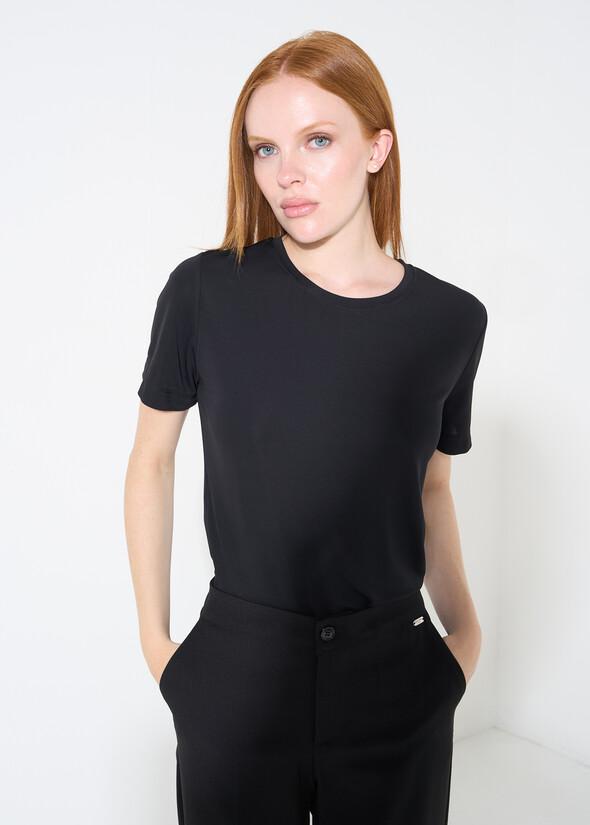 Stella jersey crew-neck T-shirt NERO Woman null