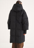 Piumino Parker lungo over NERO BLACK Donna immagine n. 4