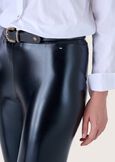 Leggings Lizzie in ecopelle NERO BLACKGRIGIO GUN METAL Donna immagine n. 3
