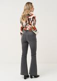 Pantalone denim Cindy modello flare GREY DENIM Donna immagine n. 4