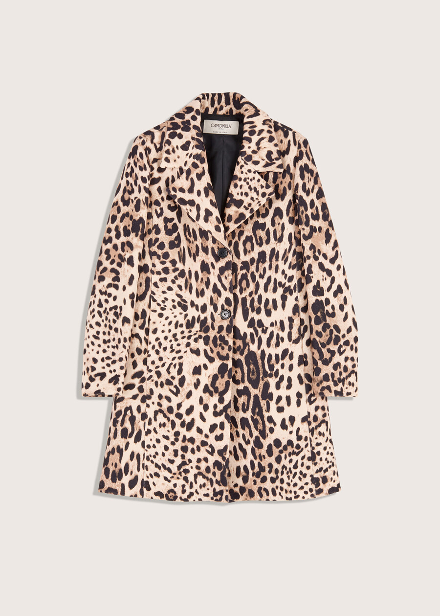 Cappotto Kelly stampa leopardier BEIGE Donna , immagine n. 4