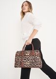 Belly Black animalier shopping bag NERO BLACK Woman image number 1